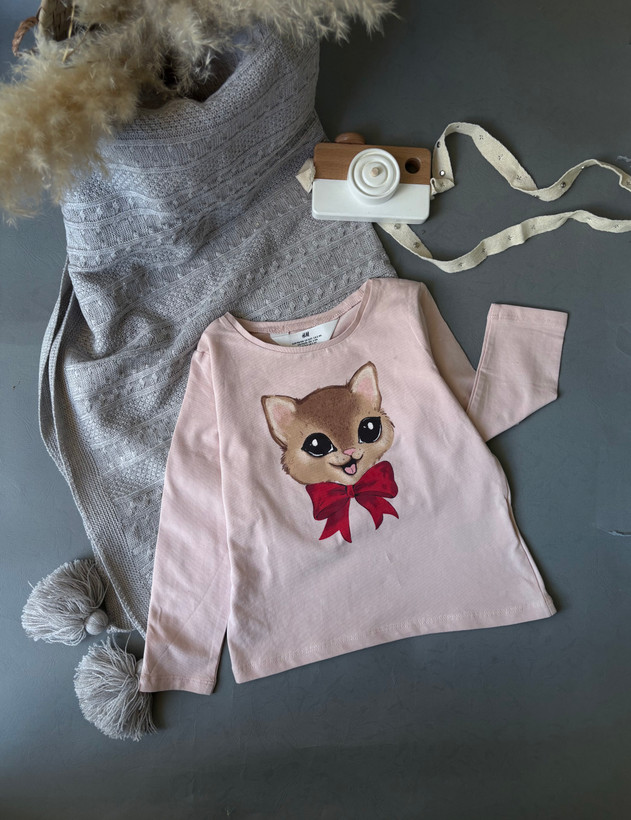 بلوز گربه برند h&m