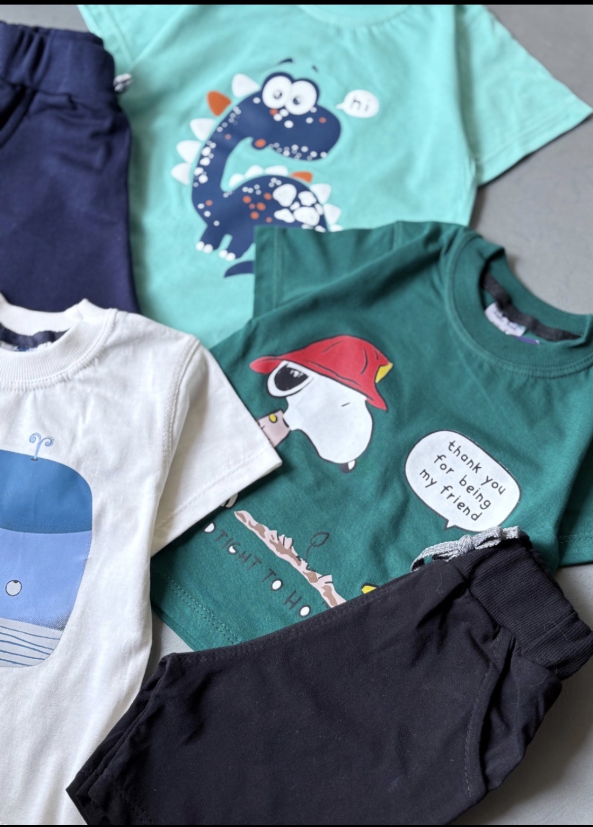 تیشرت و شلوارک پنبه برند babygap
